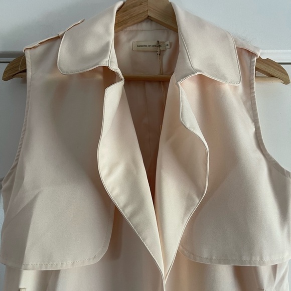 Makers of Dreams Sleeveless Trench Vest - XS - Picture 3 of 5